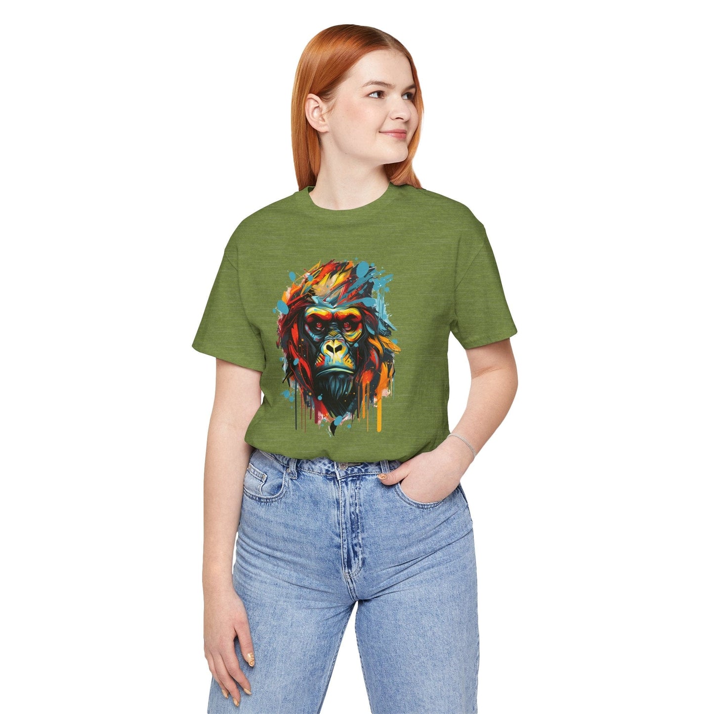 Grauers Gorilla T-Shirt