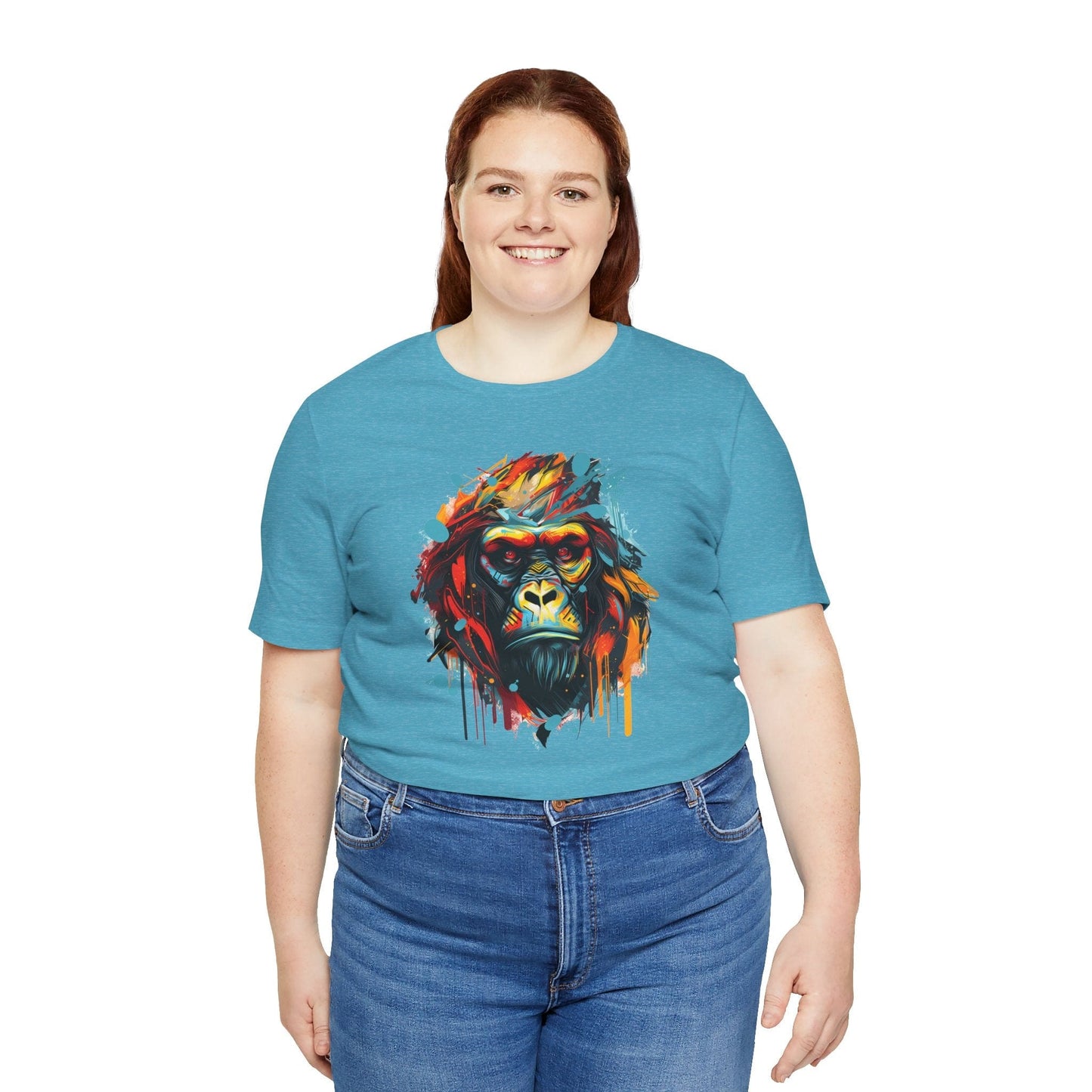 Grauers Gorilla T-Shirt