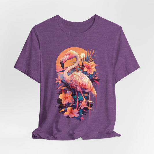 Floral Flamingo